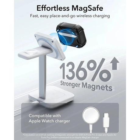 Casti ESR Cyber FlickLock HaloLock, Apple AirPods Pro 3, Negru