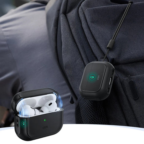 Casti ESR Orbit Hybrid HaloLock, Apple AirPods Pro 3, Negru