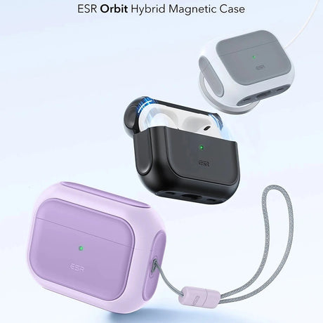 Casti ESR Orbit Hybrid HaloLock, Apple AirPods Pro 3, Lavanda