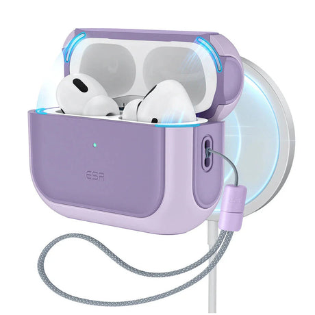 Casti ESR Orbit Hybrid HaloLock, Apple AirPods Pro 3, Lavanda