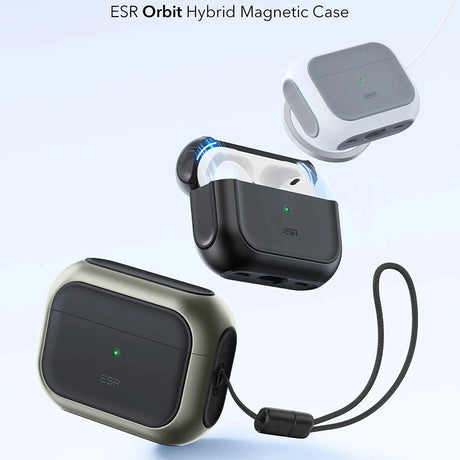 Casti ESR Orbit Hybrid HaloLock, Apple AirPods Pro 3, Titanium