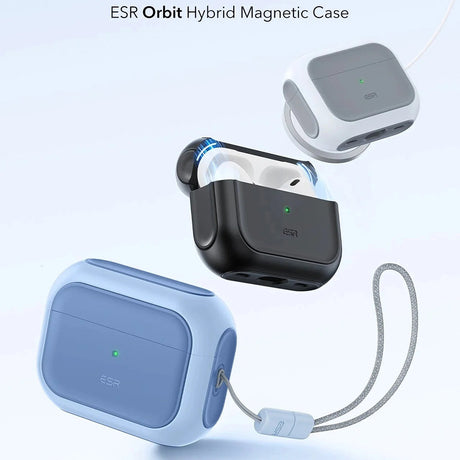Casti ESR Orbit Hybrid HaloLock, Apple AirPods Pro 3, Albastru Pudrat