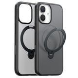 Husa de protectie Torras Ostand Spin MagSafe Series compatibil cu iPhone 17, Negru