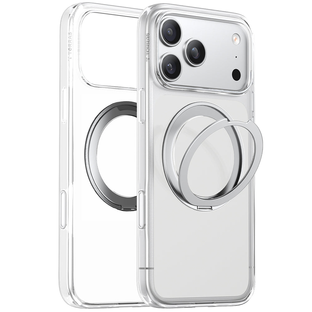 Torras Ostand Pro MagSafe Series átlátszó tok iPhone 17 Pro Max készülékhez