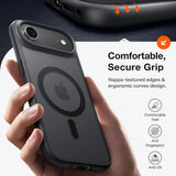 Husa de protectie Torras Guardian Magnetic Series compatibil cu iPhone 17 Air, Negru