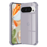 Husa de protectie Techsuit Shockproof Clear Silicone compatibil cu Google Pixel 9 Pro, Negru Fumuriu