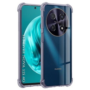 Husa de protectie Techsuit Shockproof Clear Silicone compatibil cu Huawei nova 12i / 13i, Negru Fumuriu