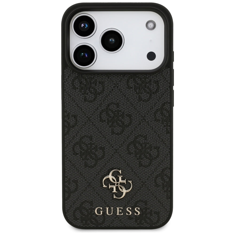 Husa de protectie Guess 4G Small and Classic Logo MagSafe (GUHMP17LP4SM4MK) compatibil cu iPhone 17 Pro, Negru