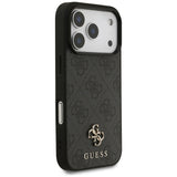 Husa de protectie Guess 4G Small and Classic Logo MagSafe (GUHMP17LP4SM4MK) compatibil cu iPhone 17 Pro, Negru