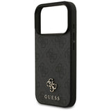 Husa de protectie Guess 4G Small and Classic Logo MagSafe (GUHMP17LP4SM4MK) compatibil cu iPhone 17 Pro, Negru
