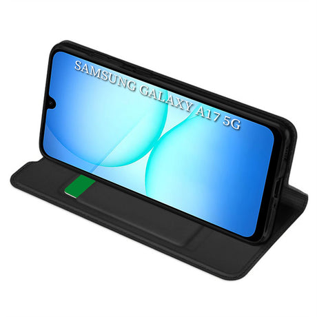 Husa de protectie Techsuit Magskin Book compatibil cu Samsung Galaxy A17 5G / A17 4G, Negru