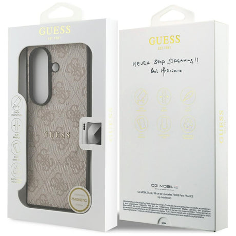 Husa de protectie Guess Hardcase 4G Classic MagSafe (GUHMZFD7P4MSEGCP) compatibil cu Samsung Galaxy Z Fold7, Roz