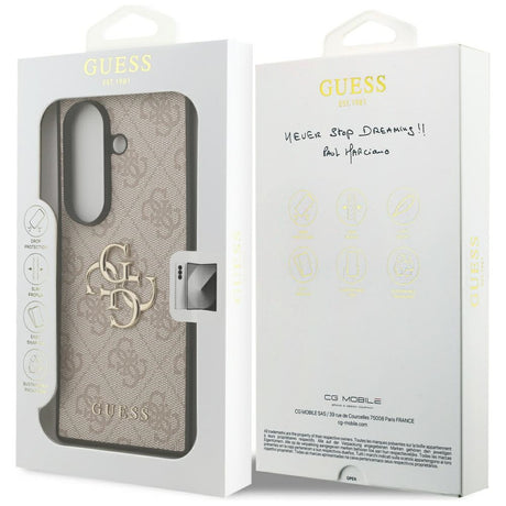 Husa de protectie Guess Hardcase 4G Big Logo (GUHCZFD74GMGPI) compatibil cu Samsung Galaxy Z Fold7, Roz