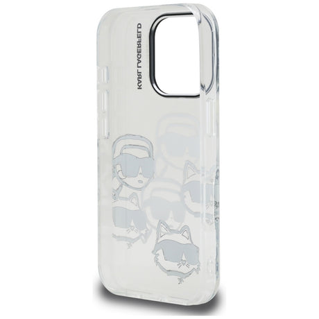 Husa de protectie Karl Lagerfeld IML compatibil cu iPhone 16 Pro Max, Transparent