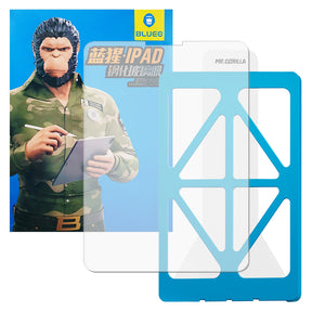 Husa de protectie tableta Blueo HD Tempered Glass with Applicator Pro compatibil cu iPad mini 6 (2021) / iPad mini 7 (2024), Transparent