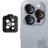 Folie de protectie 3mk Lens Protection Pro compatibil cu iPhone 16 Pro / iPhone 16 Pro Max, Negru