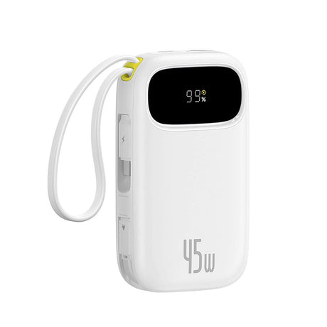 Baterie externa Baseus EnerFill FC31 Qpow 3 (E0028D01), 20000mAh, USB-C/Lightning, 45W, Alb