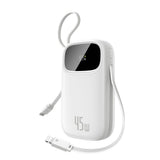Baterie externa Baseus EnerFill FC31 Qpow 3 (E0028D01), 20000mAh, USB-C/Lightning, 45W, Alb
