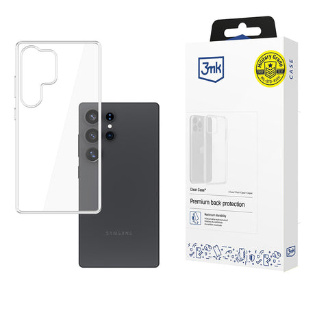 Husa de protectie 3mk Clear compatibil cu Samsung Galaxy S25 Ultra, Transparent