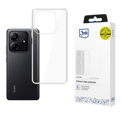 Husa de protectie 3mk Clear compatibil cu Xiaomi Redmi Note 14 5G, Transparent