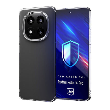 Husa de protectie 3mk Clear compatibil cu Xiaomi Redmi Note 14 Pro 5G / Poco X7 5G, Transparent