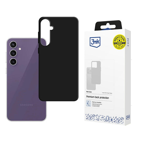 Husa de protectie 3mk Matt compatibil cu Samsung Galaxy S24 FE, Negru