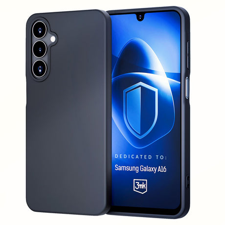 Husa de protectie 3mk Matt compatibil cu Samsung Galaxy A16 4G, Negru