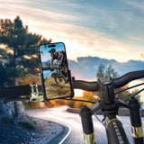 Suport 3mk Steel Bike, Aluminium, Stainless Steel, Full Safety of Phone Mounting, 60-90mm, Negru