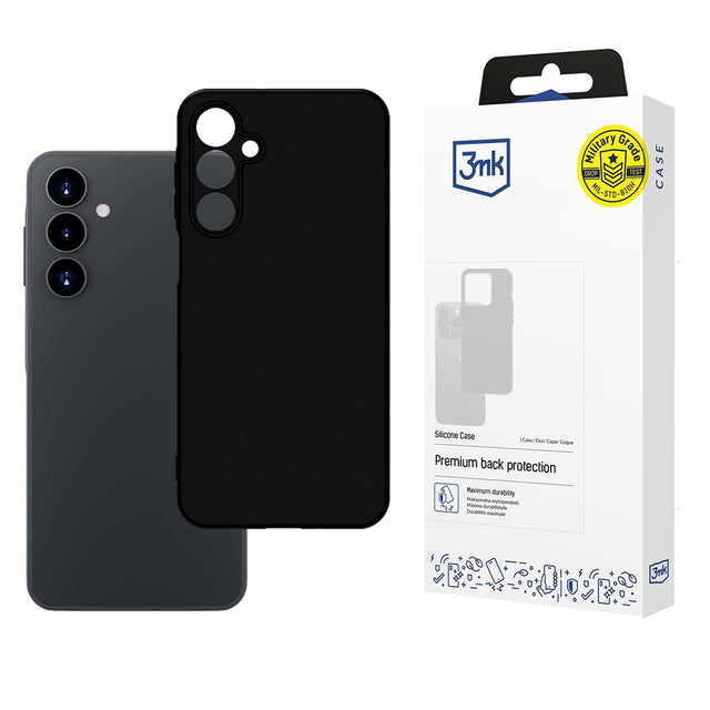 Husa de protectie 3mk Silicone compatibil cu Samsung Galaxy A16 4G / A16 5G, Negru