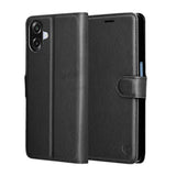 Husa de protectie Techsuit Leather Folio compatibil cu Samsung Galaxy A07 4G, Negru