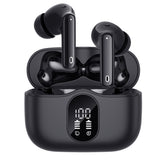 Casti Wireless Techsuit WaveBeat 100 (CW3), Bluetooth 5.4, ANC, Negru