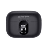 Casti Wireless Techsuit WaveBeat 100 (CW3), Bluetooth 5.4, ANC, Negru