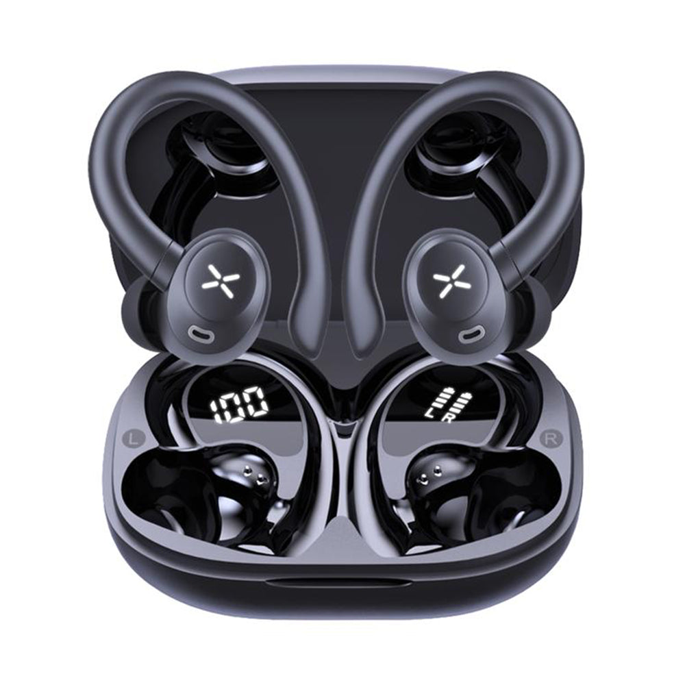 Casti Wireless, In-Ear, BT5.4, 400mAh - Techsuit AirTune 100 (CW4) - Black