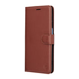 Husa de protectie Techsuit Leather Folio compatibil cu Samsung Galaxy A17 5G / A17 4G / M17 / F17, Maro
