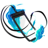 3mk Waterproof Case Hydro, PVC + ABS, Universal, IPX8, Up to 7", Negru