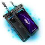 3mk Waterproof Case Hydro, PVC + ABS, Universal, IPX8, Up to 7", Negru