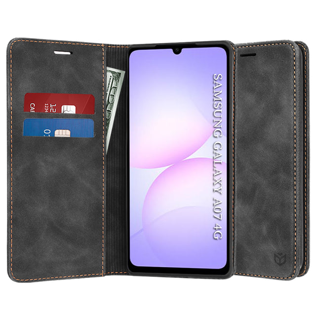Husa de protectie Techsuit Confy compatibil cu Samsung Galaxy A07 4G, Negru