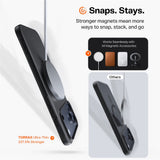 Husa de protectie Torras SlimFit MagSafe Series compatibil cu iPhone 17 Pro Max, Negru