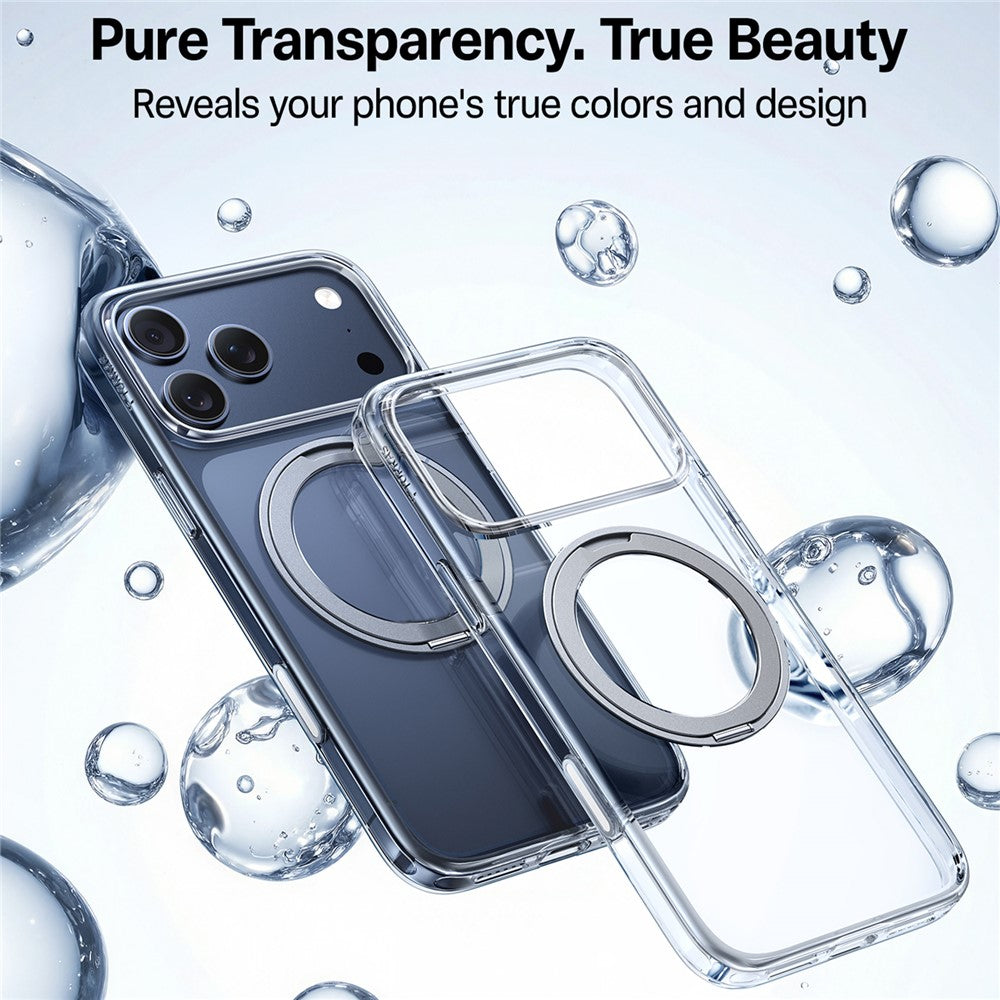 Torras Ostand Pro MagSafe Series átlátszó tok iPhone 17 Pro Max készülékhez
