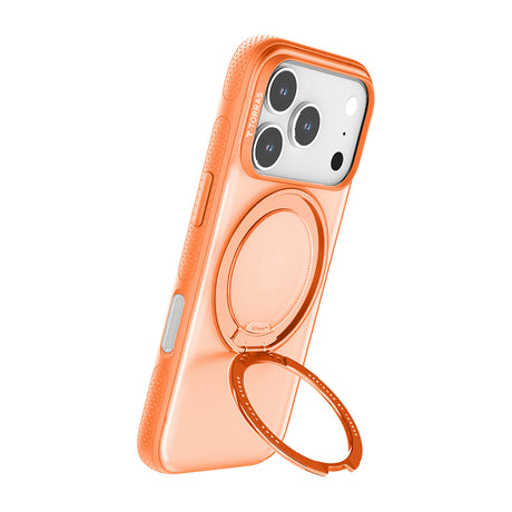 Husa de protectie Torras Ostand R Fitness Series compatibil cu iPhone 17 Pro Max, Portocaliu