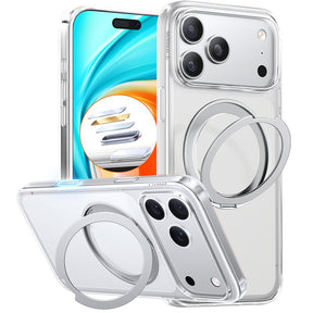 Torras Ostand Pro MagSafe Series átlátszó tok iPhone 17 Pro Max készülékhez