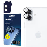 Folie de protectie 3mk Hardy Lens Protection Pro compatibil cu iPhone 17, Negru