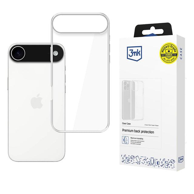 Husa de protectie 3mk Clear compatibil cu iPhone 17 Air, Transparent