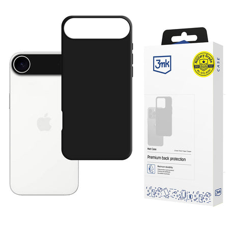 Husa de protectie 3mk Matt compatibil cu iPhone 17 Air, Negru