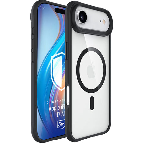Husa de protectie 3mk Satin Armor MagCase compatibil cu iPhone 17 Air, Negru