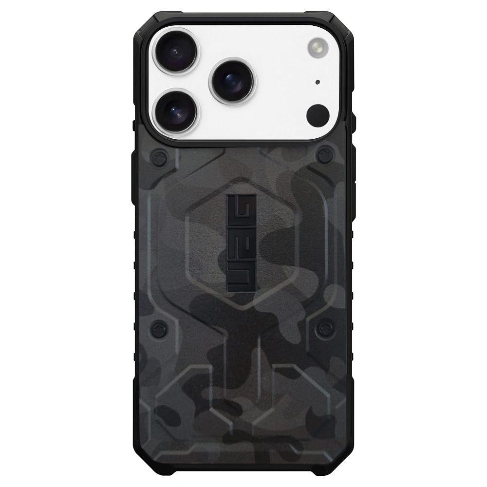 Husa de protectie UAG Pathfinder MagSafe compatibil cu iPhone 17 Pro, Bleumarin Camo