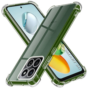 Husa de protectie Techsuit Shockproof Clear Silicone compatibil cu Honor 200 Smart / X7c, Transparent