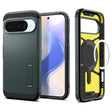 Husa de protectie Spigen Tough Armor MagSafe (ACS09707) compatibil cu Google Pixel 10 / 10 Pro, Abyss Green