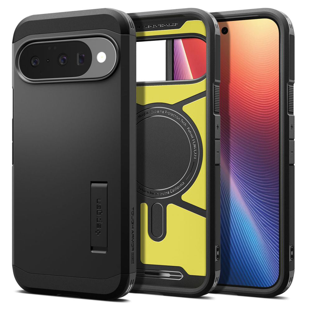Husa de protectie Spigen Tough Armor (ACS09705) compatibil cu Google Pixel 10 / 10 Pro, Negru