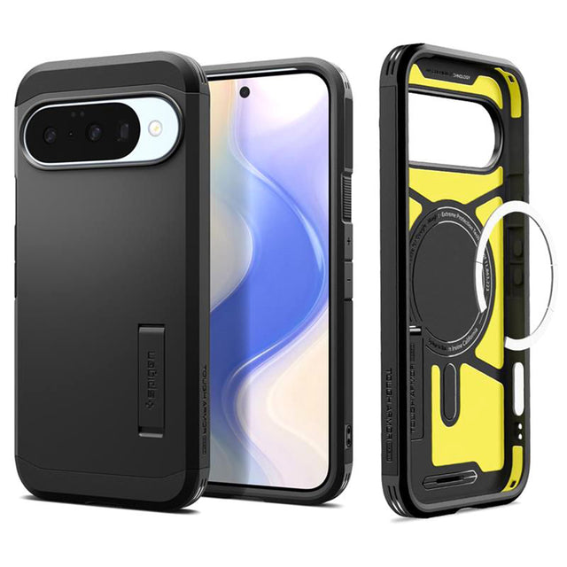Husa de protectie Spigen Tough Armor (ACS09705) compatibil cu Google Pixel 10 / 10 Pro, Negru